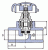Вентиль проходной PPR, с выпускным клапаном, Wavin Ekoplastik В Тюмени