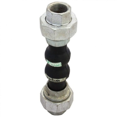 Компенсатор резиновый Tecofi DI 7140N  Ду15-50 Ру16, муфтовый В Тюмени